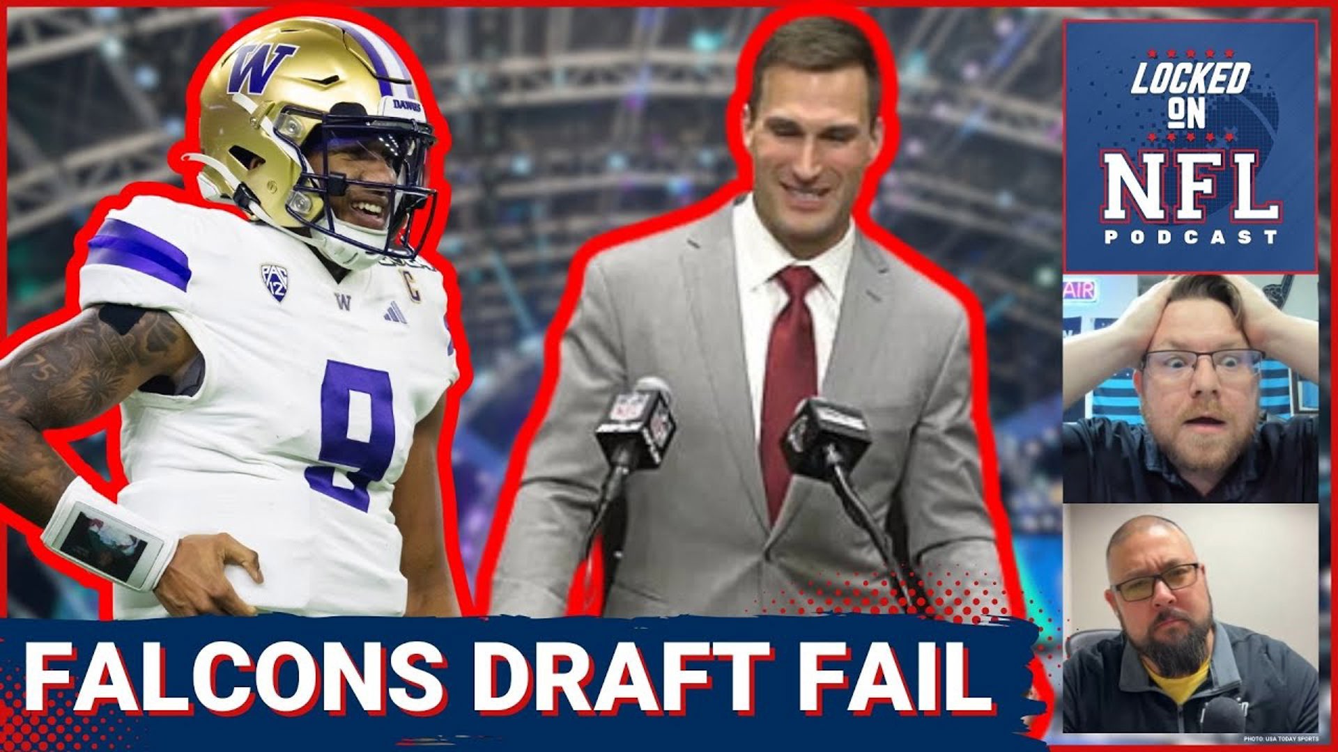 Atlanta Falcons Michael Penix MASSIVE FAIL PICK, Biggest Winners & Losers 2024 NFL Draft 1st