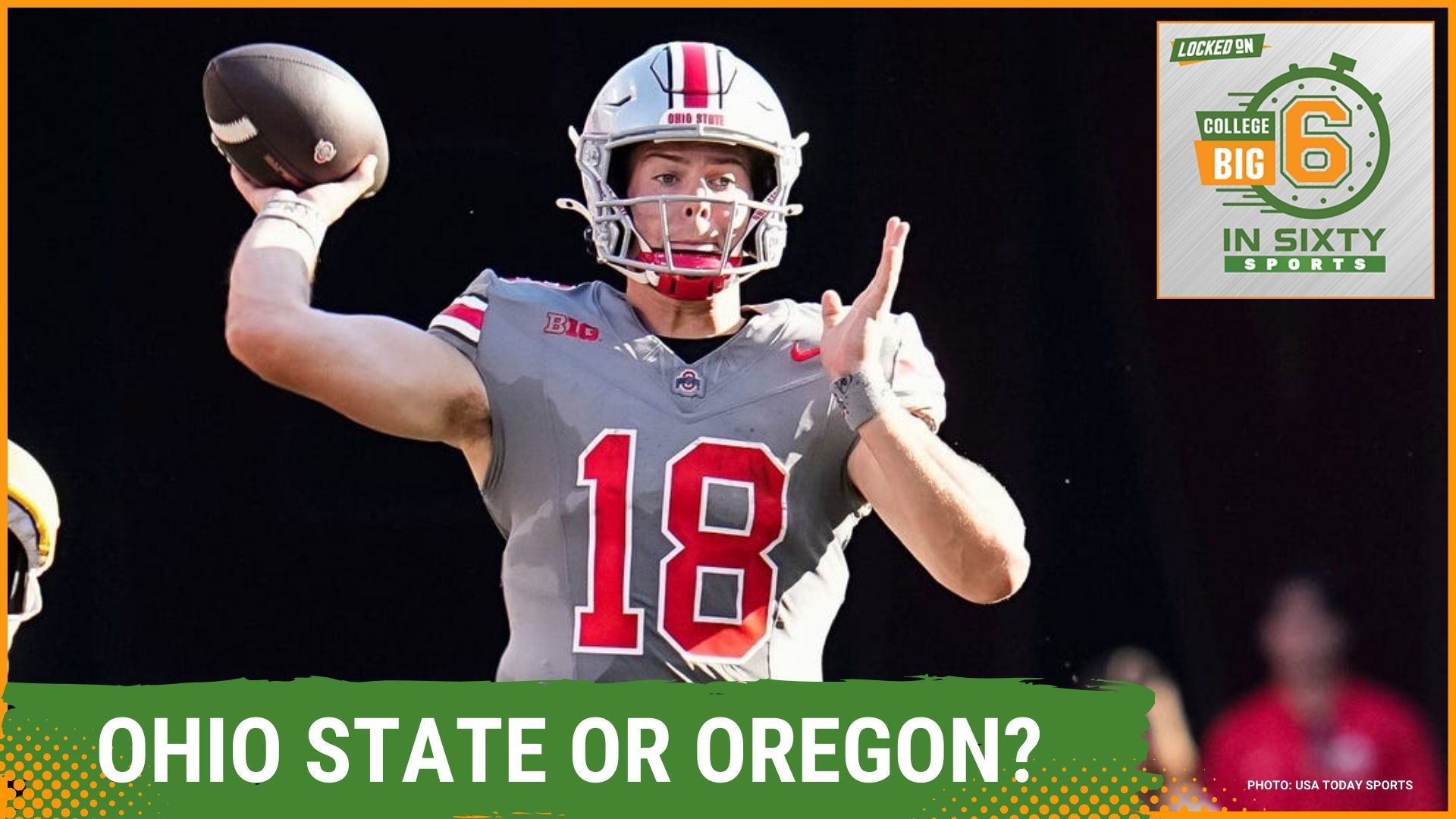 The Oregon Ducks take on the Ohio State Buckeyes in a top 3 matchup on Saturday. Plus Oklahoma takes on Texas in the Red River Rivalry.