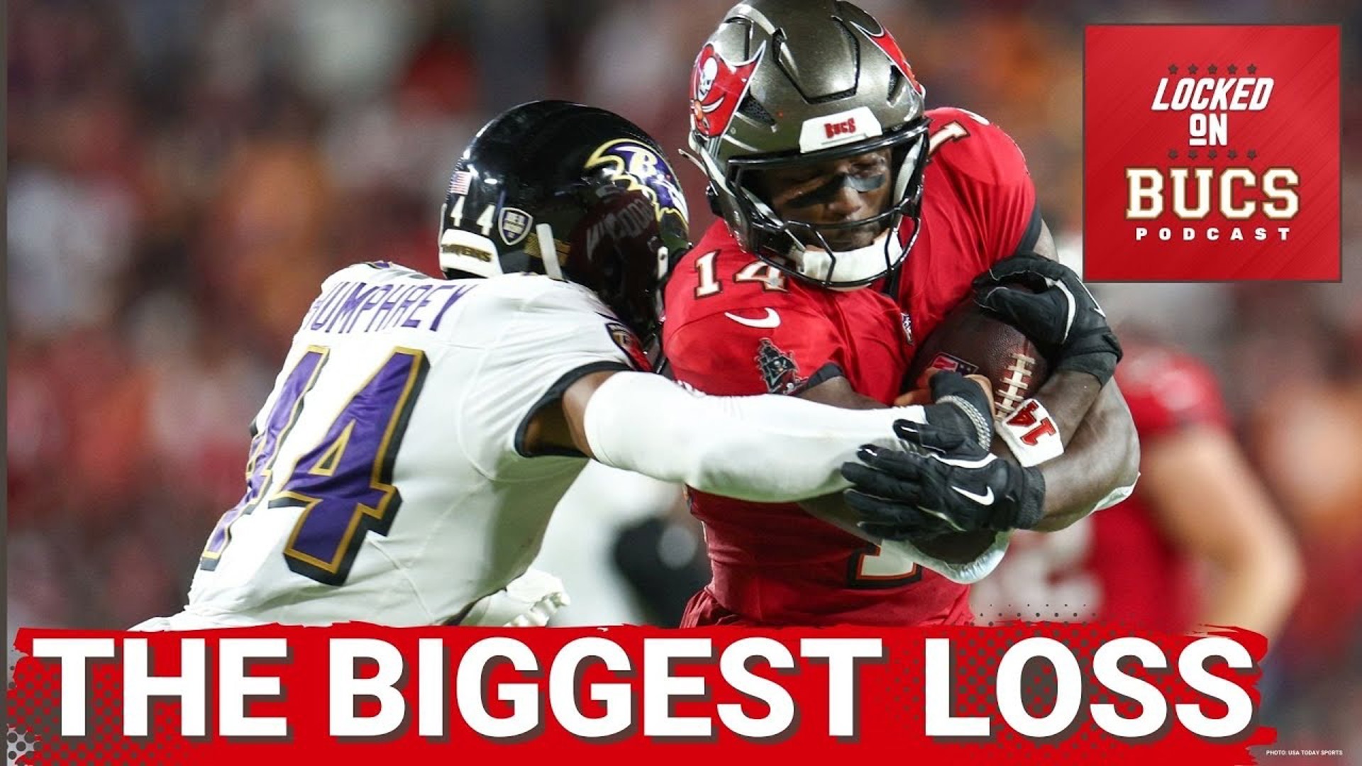 Tampa Bay Buccaneers lost to the Baltimore Ravens 41-31, but that's not the story.