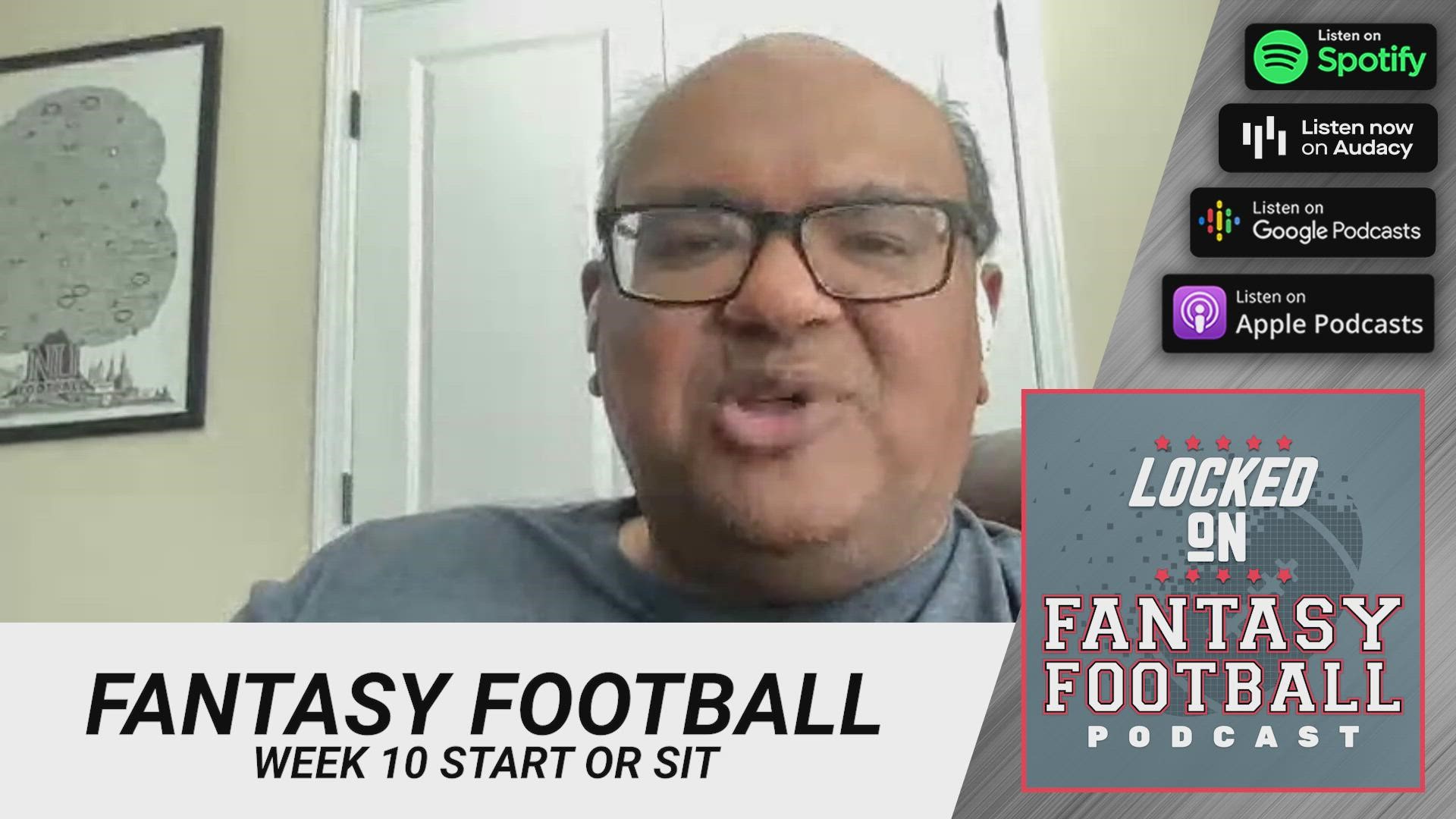 NFL fantasy football start or sit Week 10