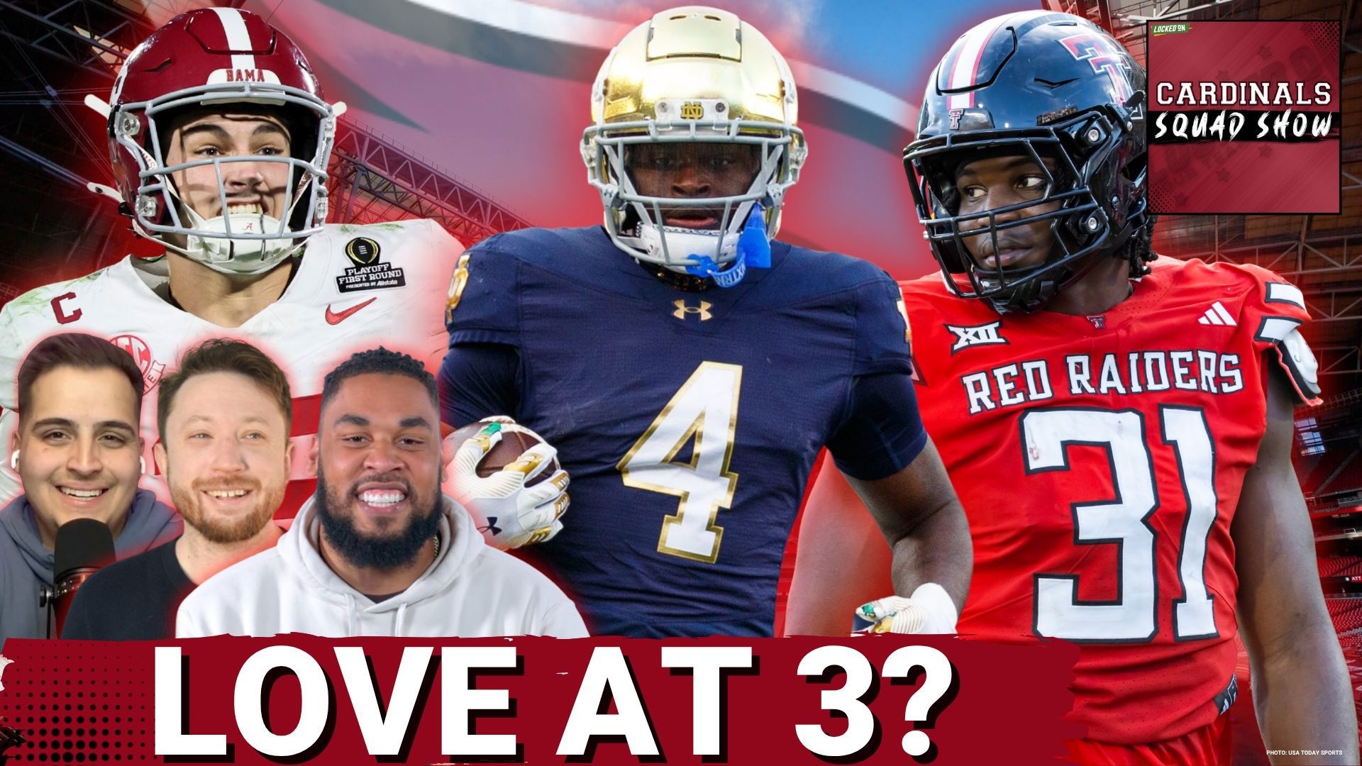 CARDINALS SQUAD SHOW: Jeremiyah Love MIGHT Be The Last Man Standing For Arizona At 3rd Overall... | wkyc.com