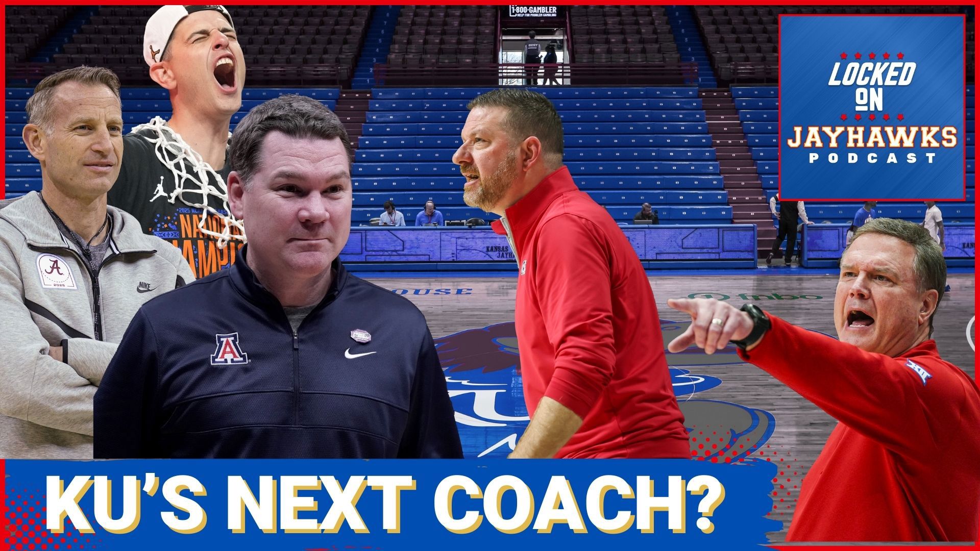 Who will step into Bill Self's shoes as the next Kansas Jayhawks basketball head coach whenever he does retire? From Nate Oats to Tommy Lloyd, Todd Golden and more!