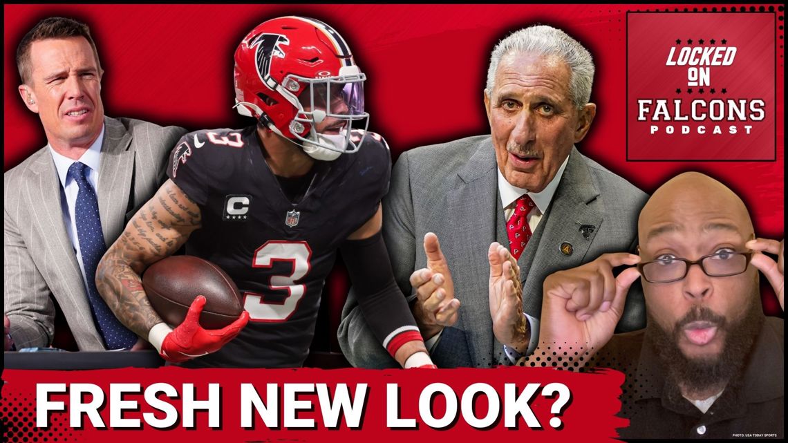 Disegno da ricamo degli Atlanta Falcons – Modello del logo della squadra NFL
