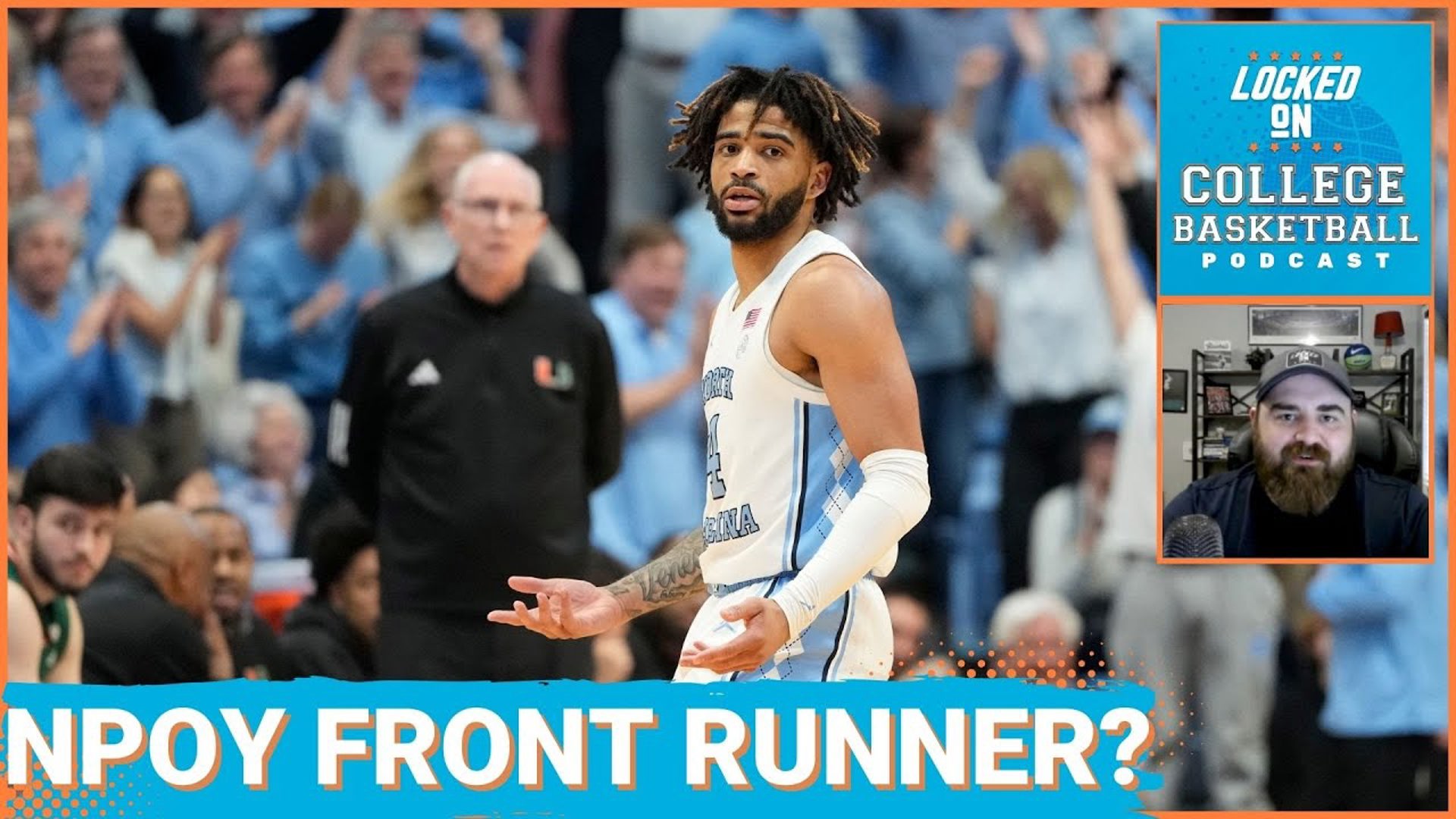 RJ Davis is reportedly set to return to Chapel Hill to play for Hubert Davis and the North Carolina Tar Heels for a fifth year, is he now the favorite to win POTY?