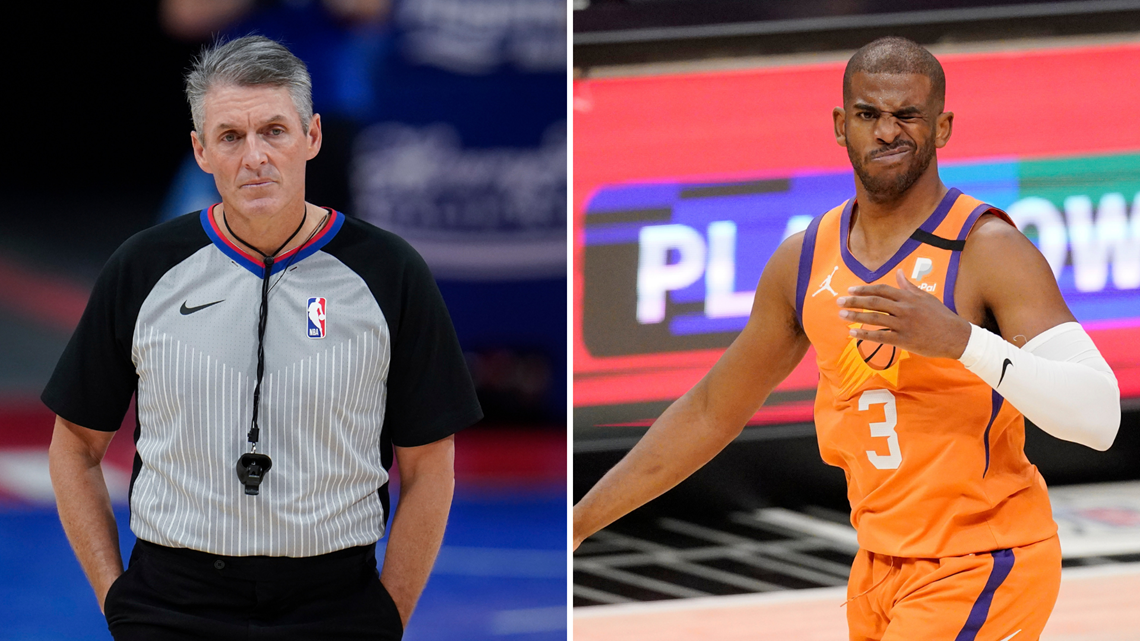 Chris Paul, referee Scott Foster meet again in Suns-Clippers Game 2