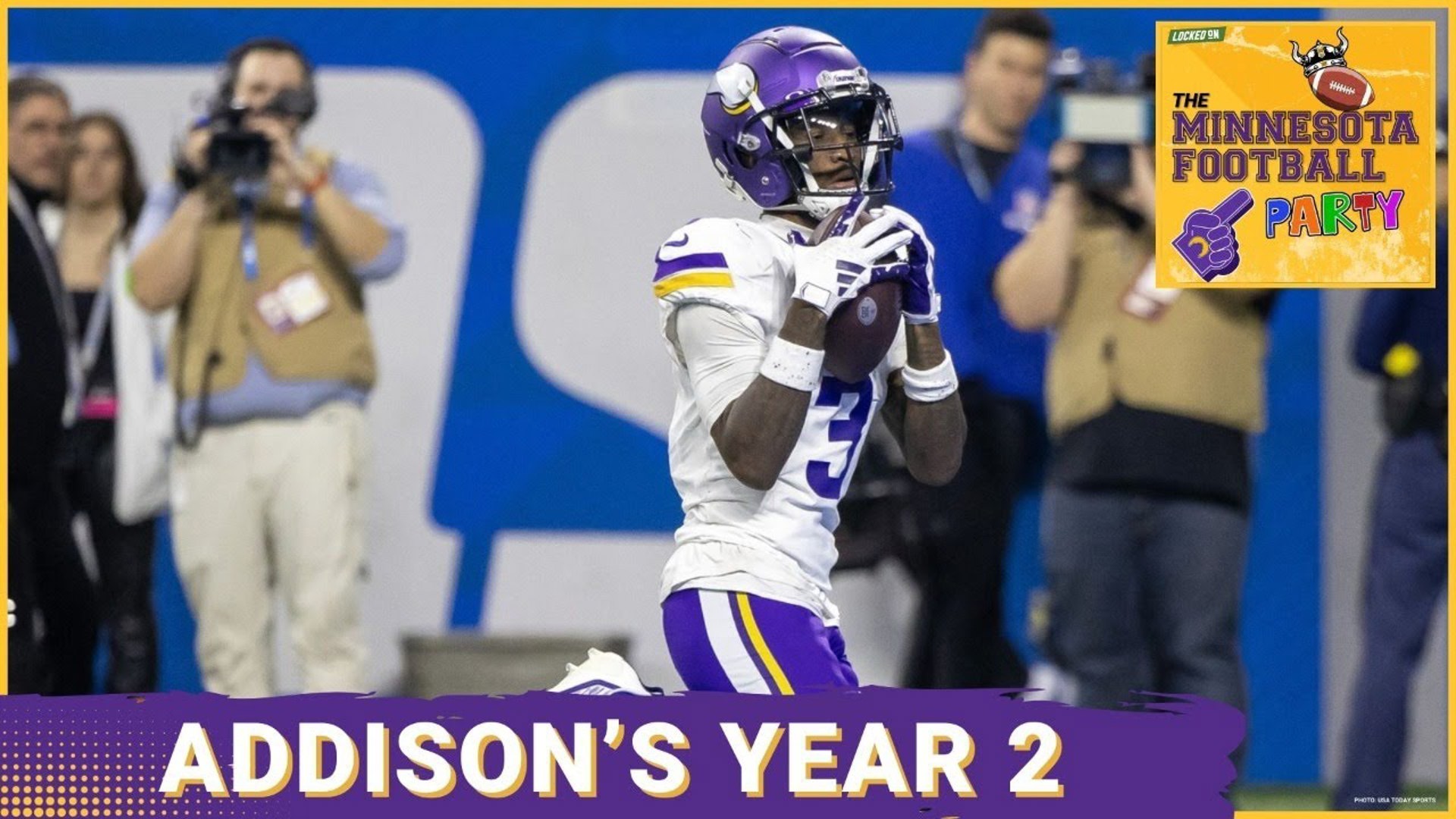 This is Jordan Addison's Year 2 CEILING - The Minnesota Football Party