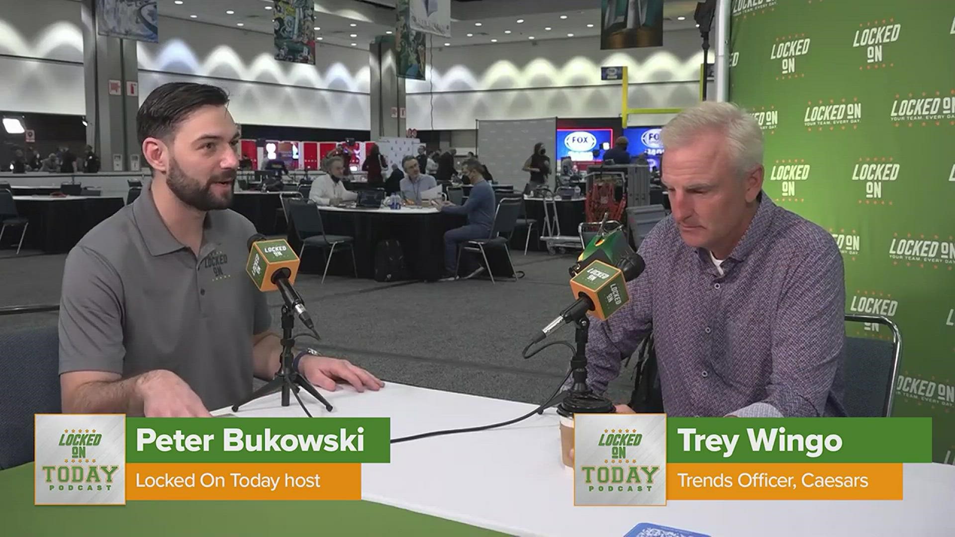 Former ESPN personality Trey Wingo joined Peter Bukowski of the Locked On Today podcast on Radio Row to dish his thoughts on Aaron Rodgers' future.