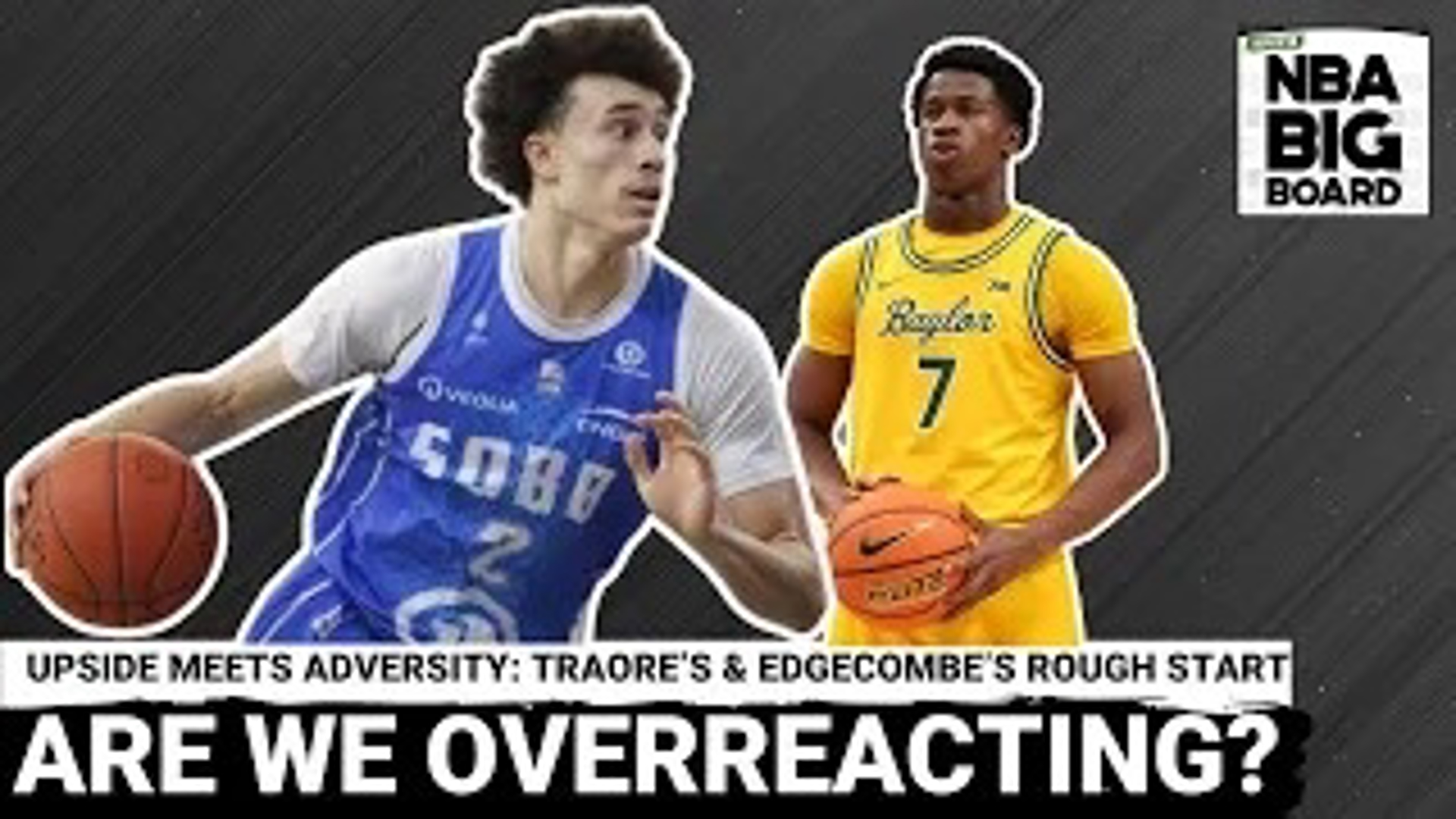 In this episode of the Locked On NBA Big Board podcast, host Rafael and James Barlowe dive into early struggles from two top prospects, VJ Edgecombe and Nolan Traore