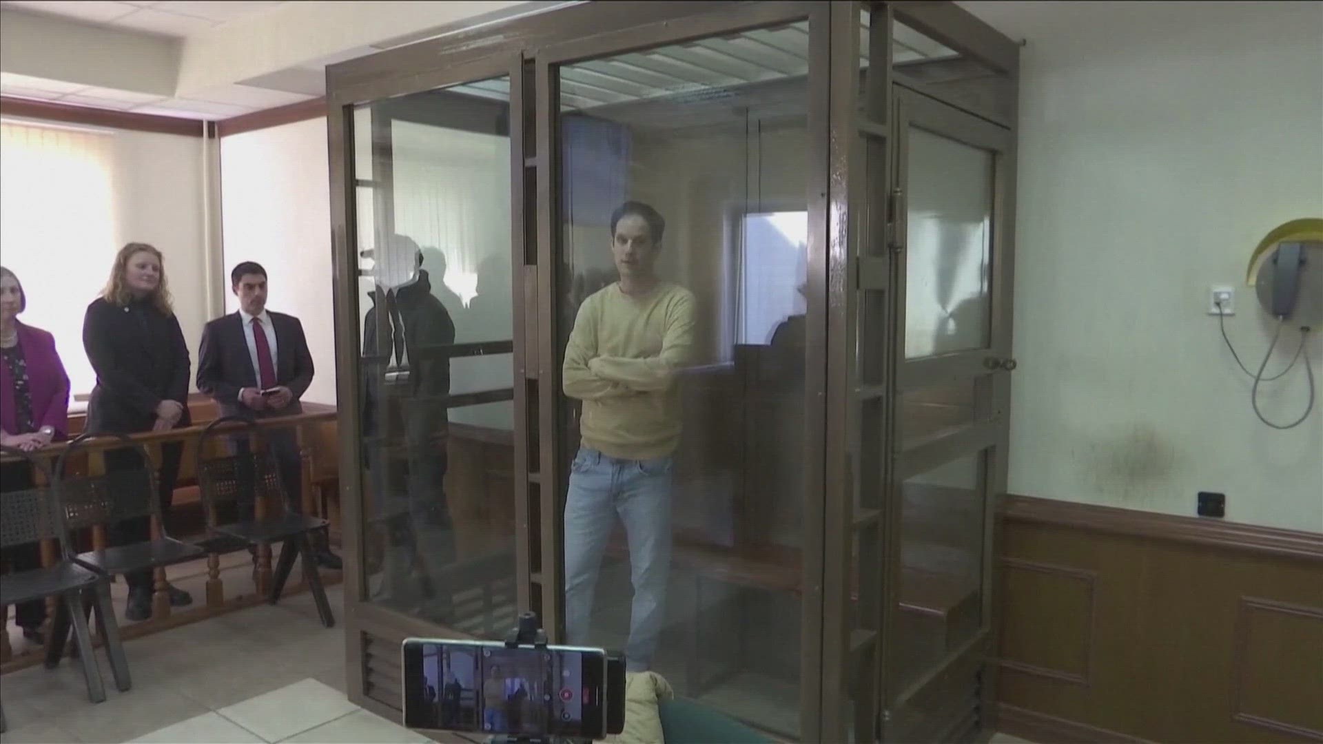 Russian news agencies say Gershkovich will stay in jail until Jan. 30.