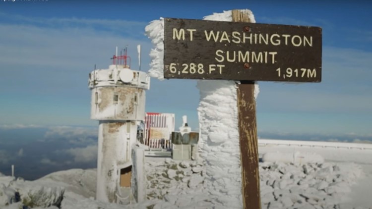 Mount Washington sets new 'daily record low' temp, with more likely to break