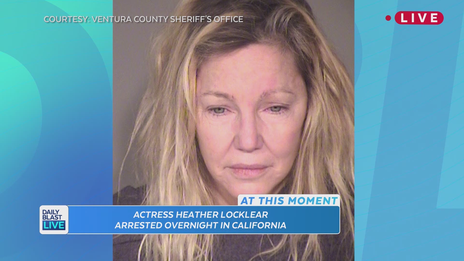 Actress Heather Locklear was arrested Sunday night in Ventura County, California and charged with two misdemeanor counts of battery against police and emergency personnel. The new arrest comes one week after she was hospitalized following a 911 call and f