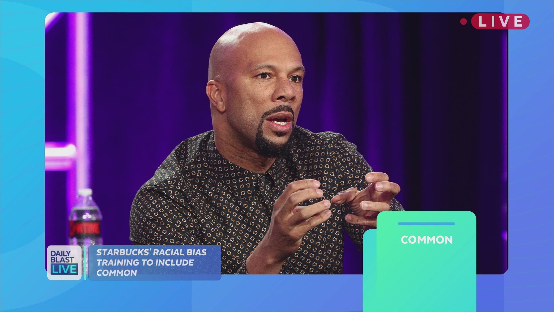 In the wake of controversy, coffee giant Starbucks is holding a companywide training session that will include a special appearance from hip hop artist Common. More than 8,000 stores across America are shutting down so that 175,000 employees can undergo r