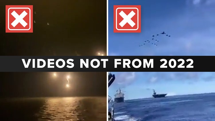 No, these viral videos of firing drills and warplanes weren’t from Pelosi’s visit to Taiwan