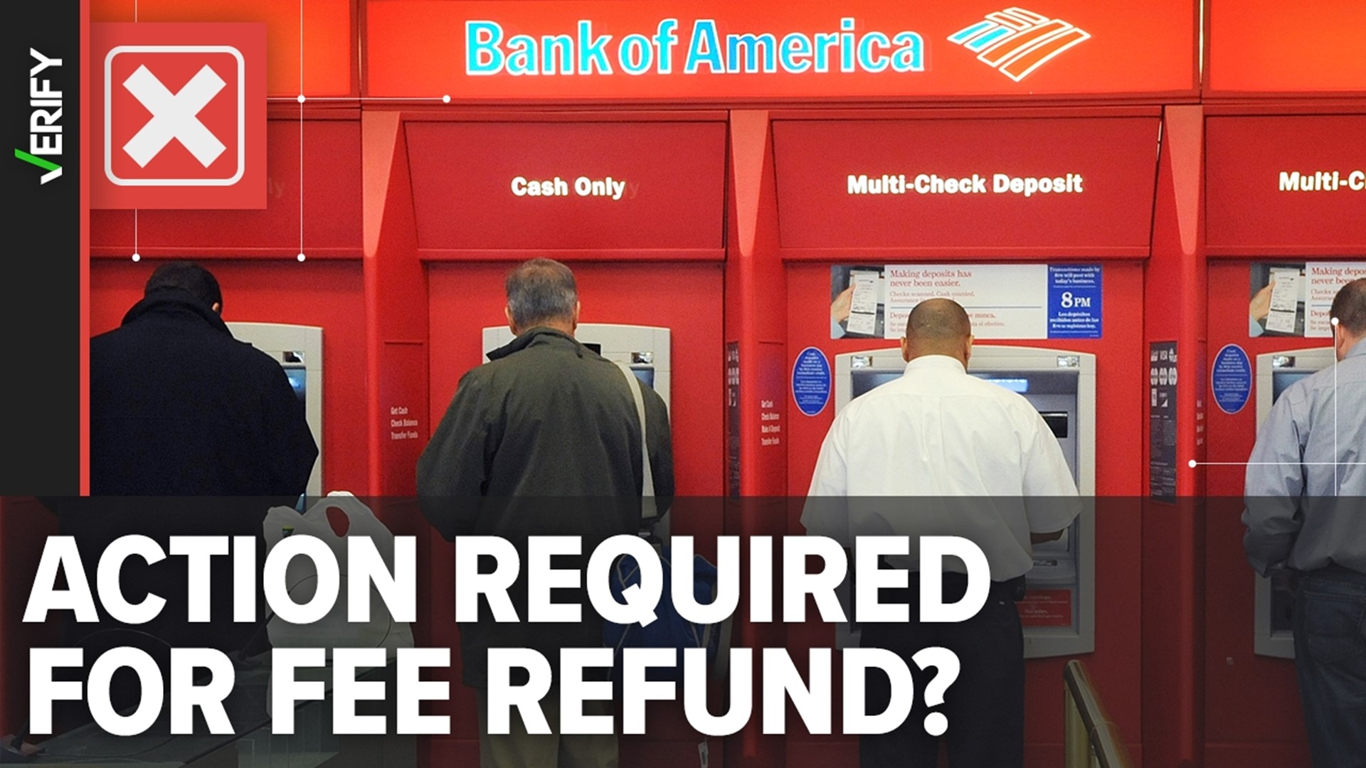 BofA will pay out more than $100 million to consumers who were charged illegal fees. Customers don’t have to file a claim to receive a refund.