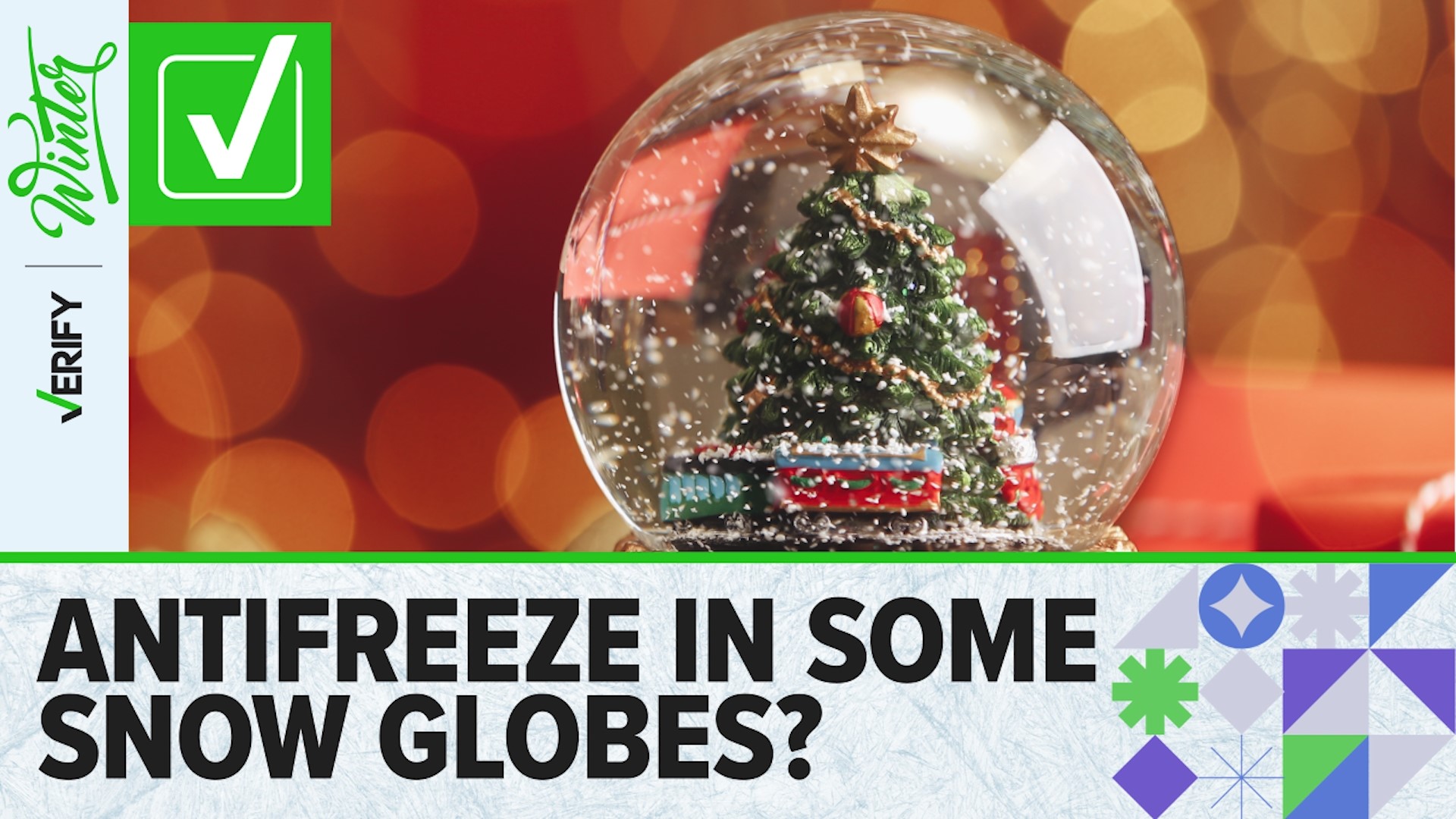 Some snow globes contain ethylene glycol, which is the main chemical used in some types of antifreeze. It’s dangerous for both pets and children to swallow.