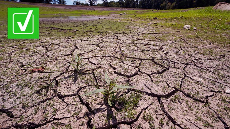 Yes, drought can make it harder for soil to absorb water
