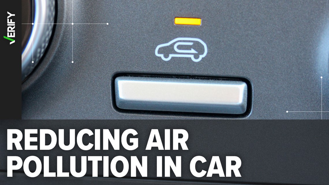 Car recirculation setting helps reduce air pollution