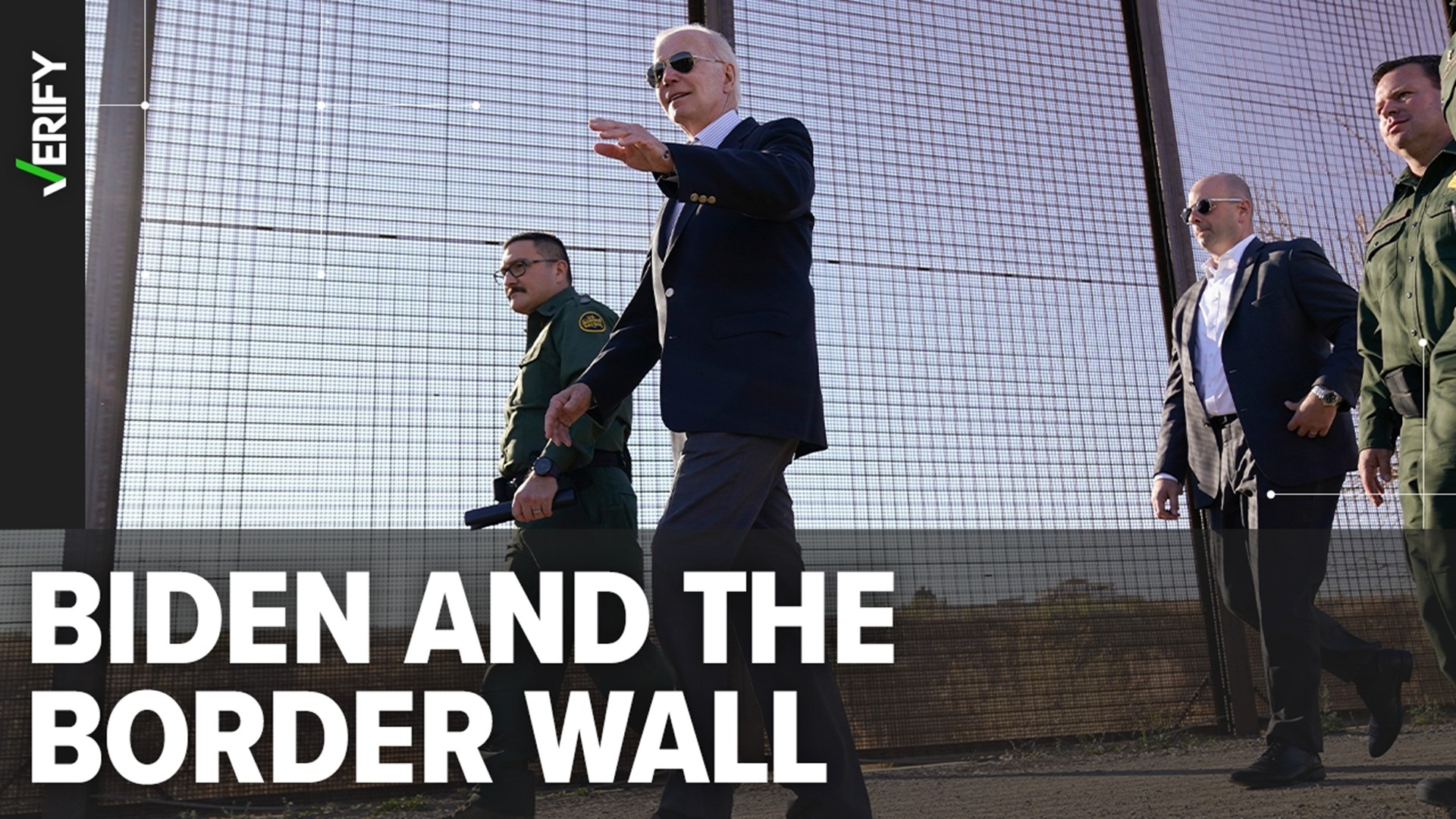 President Joe Biden waived 26 federal laws to allow 20 miles of border wall construction in south Texas. Biden has previously said he wouldn’t build the wall.
