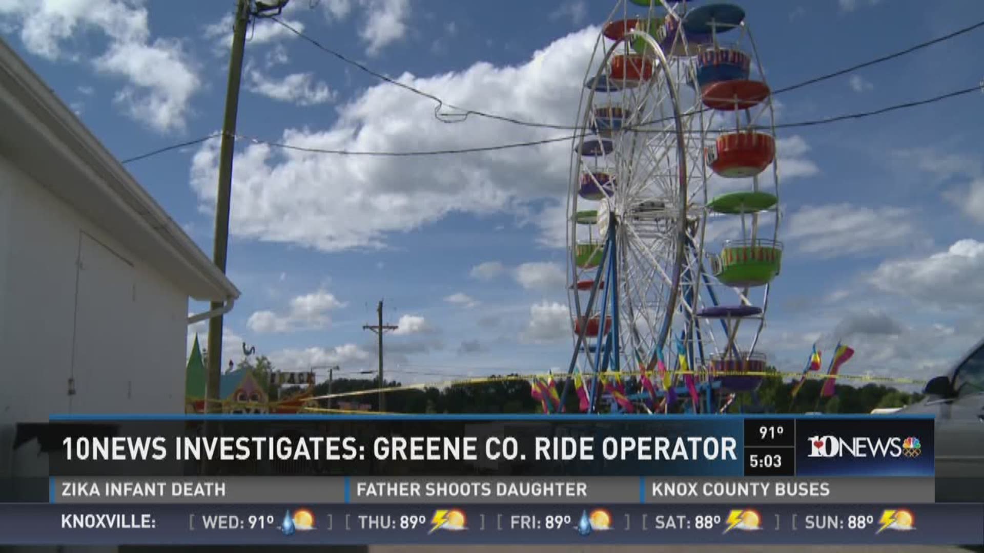 Three young girls are recovering in a hospital after falling from a Ferris wheel