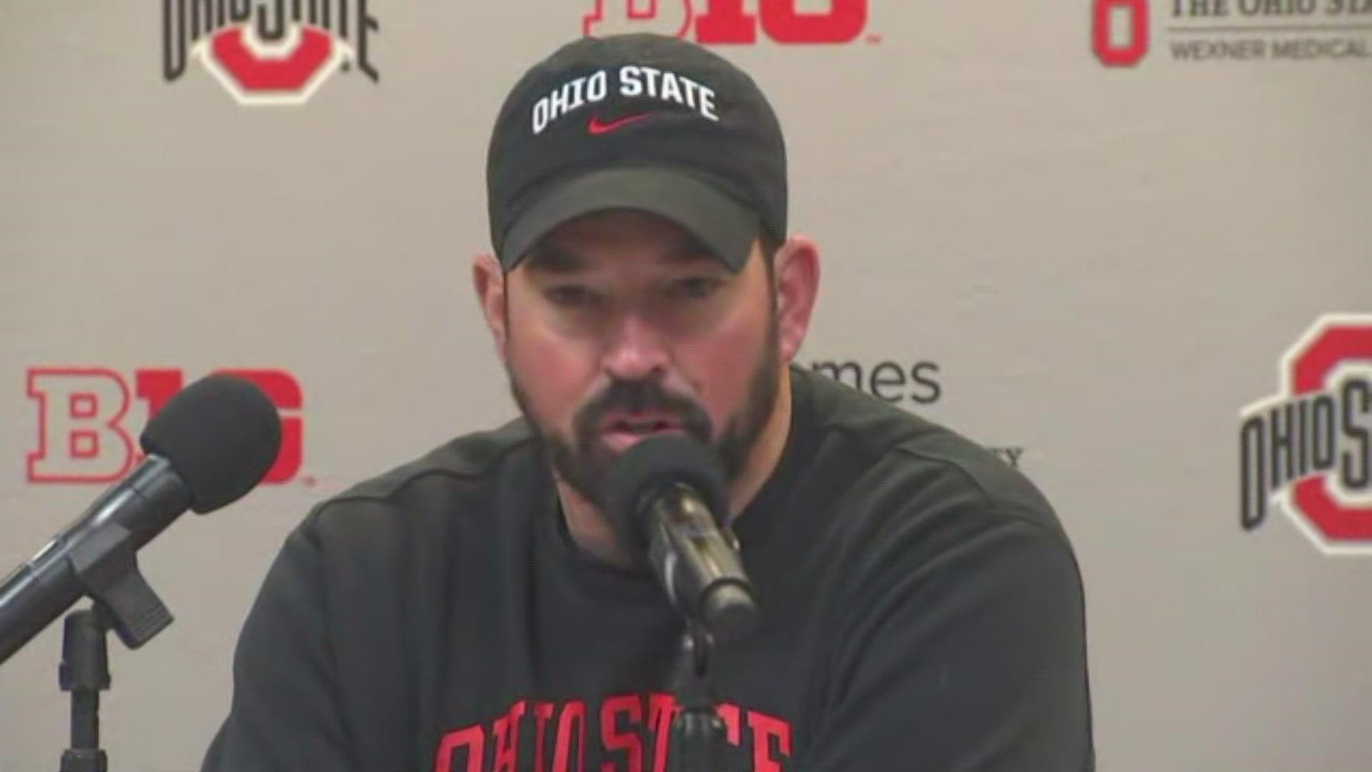 Ohio State's defense gave up 297 rushing yards and six scores on the ground against Michigan.