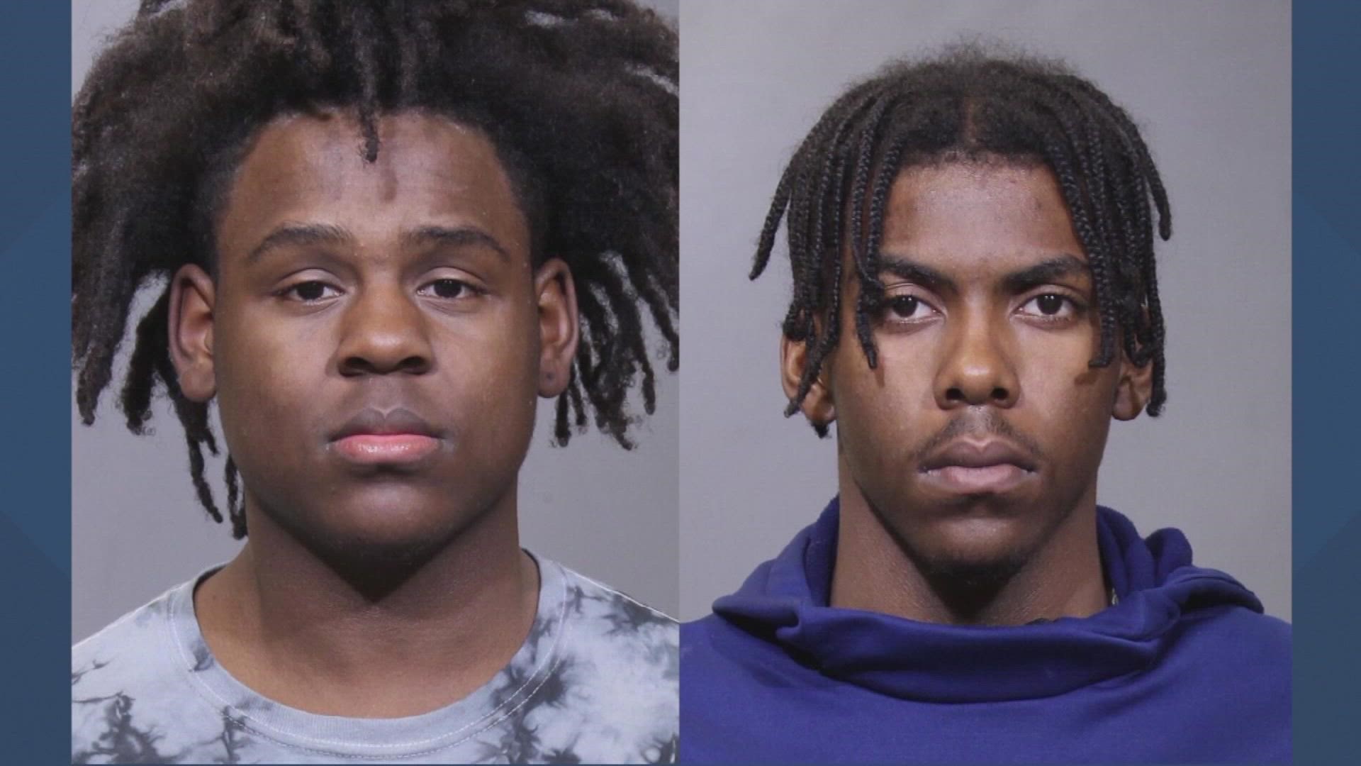Terrell Hicks-Freeman, 15, and Baron Anderson, 16, are charged with murder in the June 3 deaths of 15-year-old Mahky Andrews and 18-year-old Layton Ridgedell.