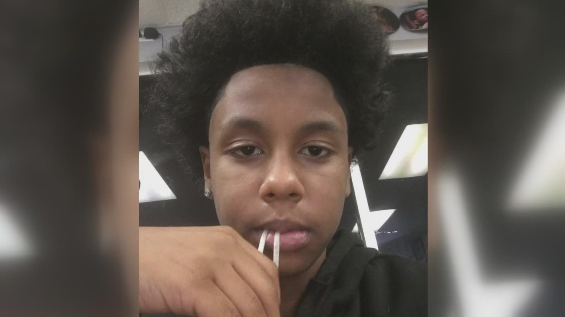 13-year-old Sinzae Reed was shot outside of his family's apartment in the Hilltop neighborhood on Oct. 12.
