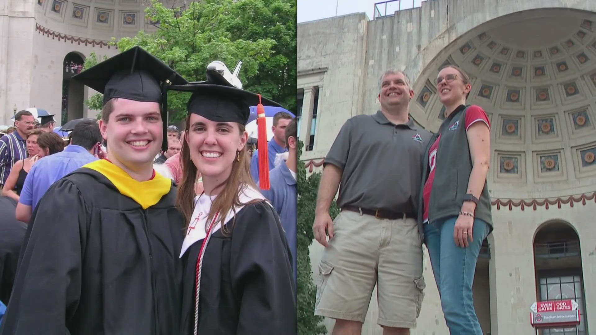 Jeff and Molly Radigan both graduated from Ohio State in 2005 and now work in different positions for NASA.