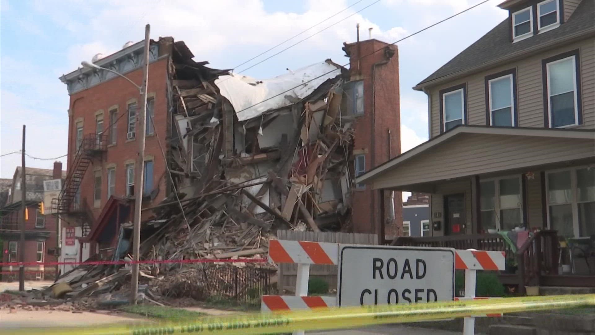 Business destroyed after partial building collapse in Columbus | wkyc.com