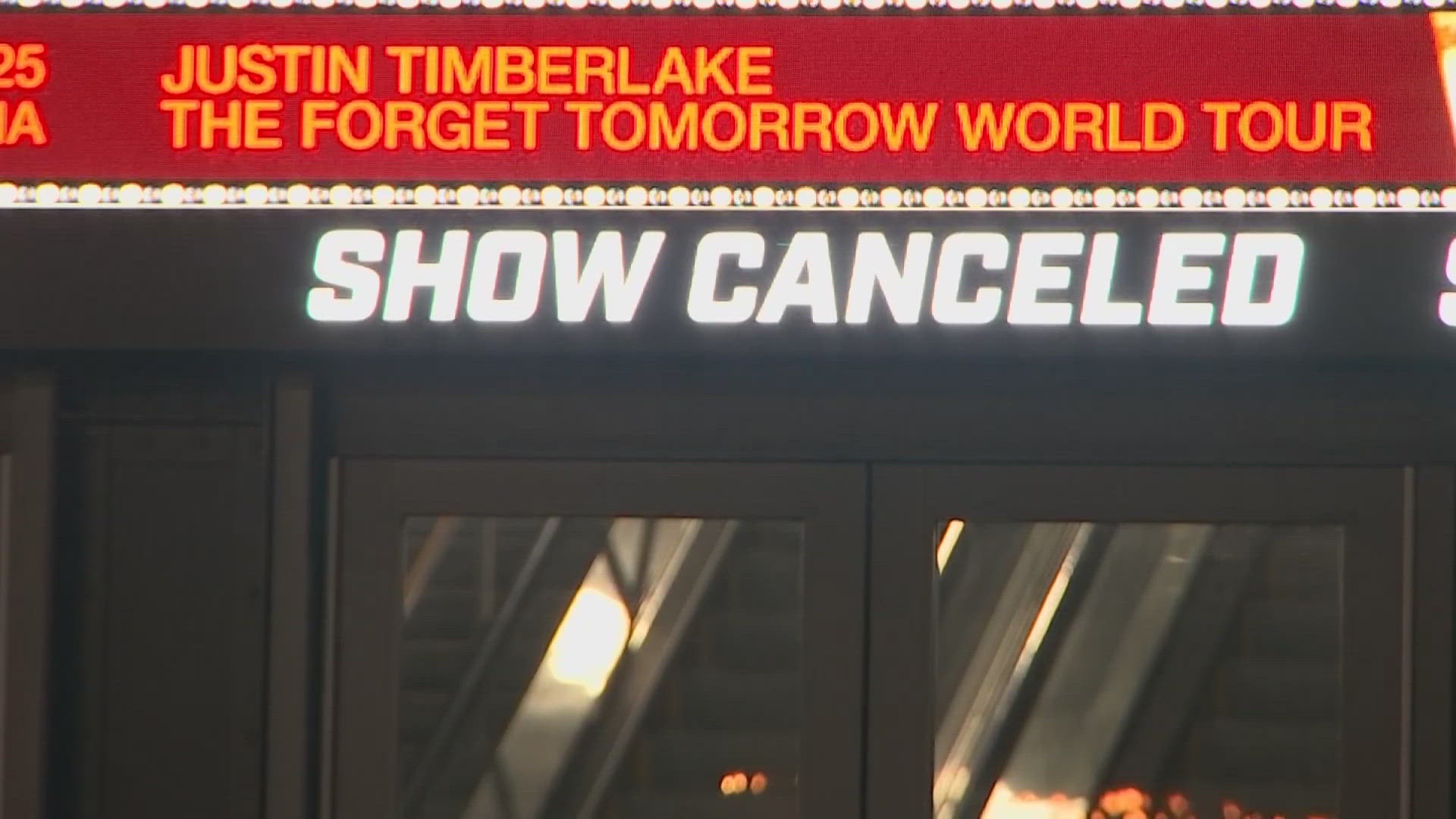 The Instagram post went out around 7:20 p.m. and the concert was set to kick off at Nationwide Arena at 7:30 p.m.  