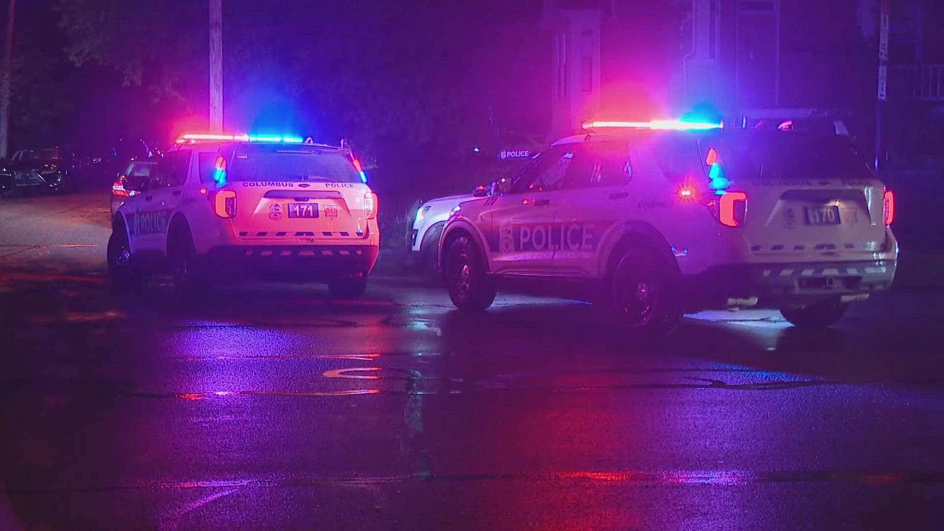 Officers were called to the 400 block of East 13th Avenue just after 8:30 p.m. for a shooting.