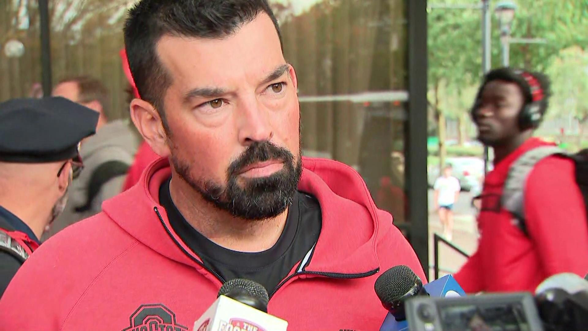 The Ohio State Buckeyes and Ryan Day arrived in Eugene for their big game against Oregon on Saturday.