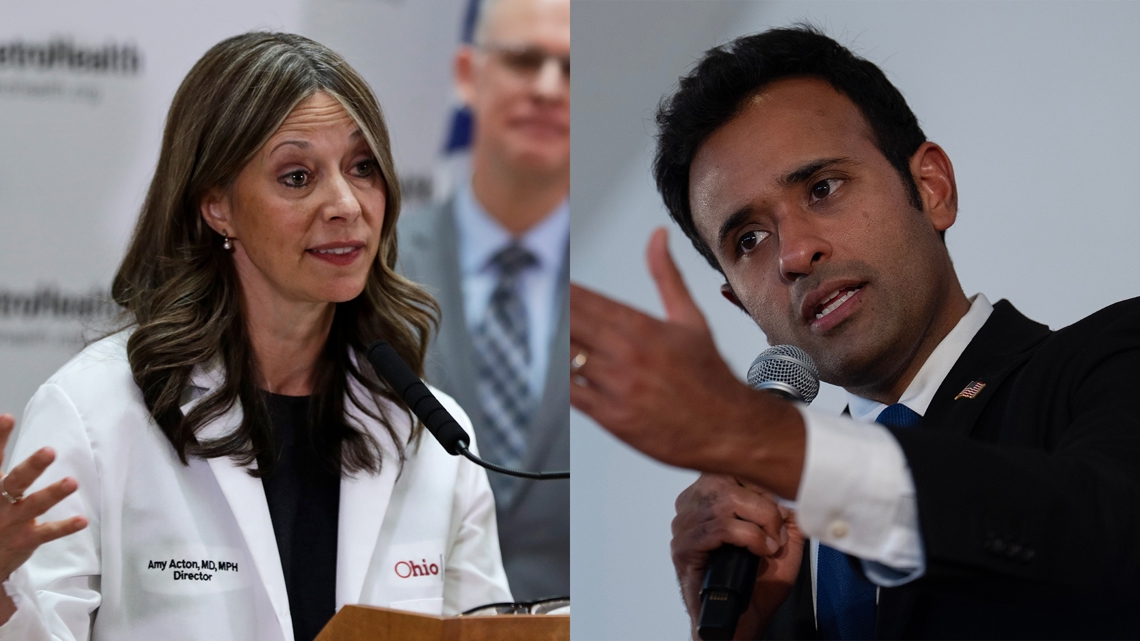 Ohio gubernatorial race: Vivek Ramaswamy and Dr. Amy Acton poised to win GOP, Democratic nominations in May 5 primary election