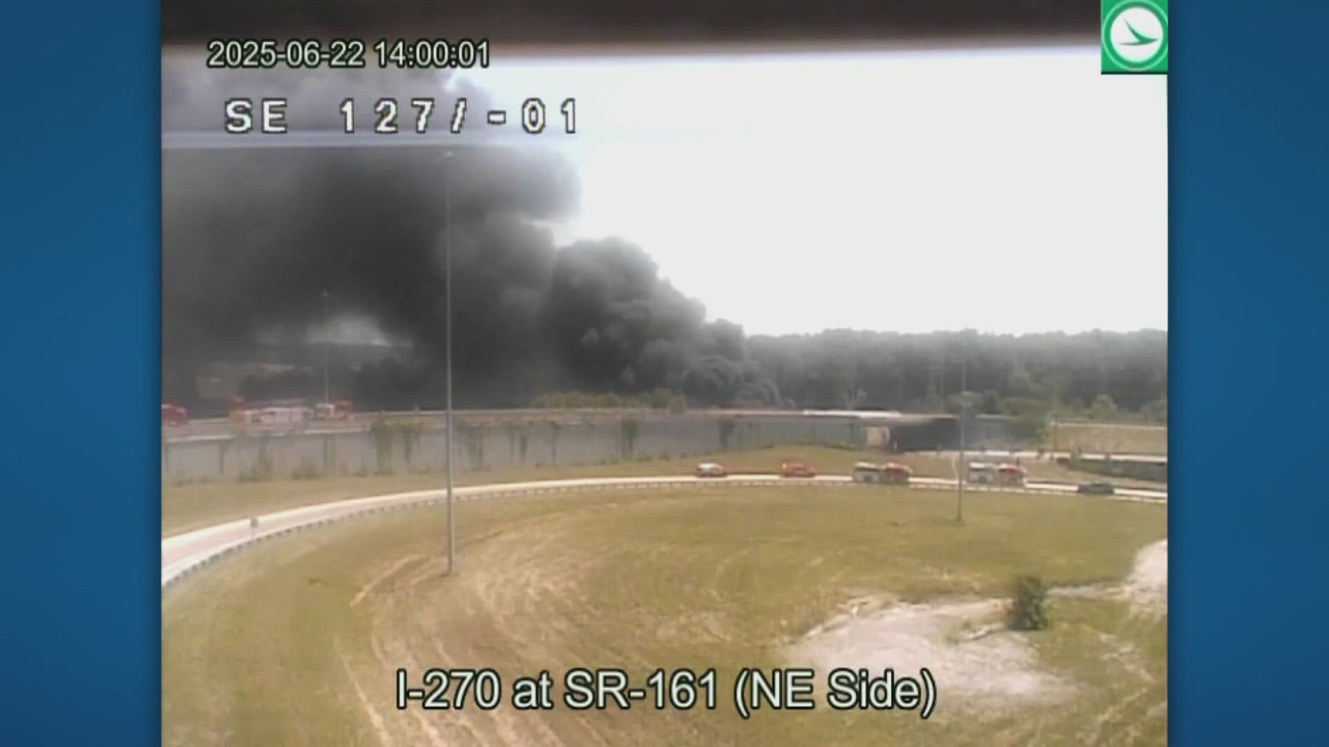 The truck is said to have been carrying 8,500 gallons of gasoline.