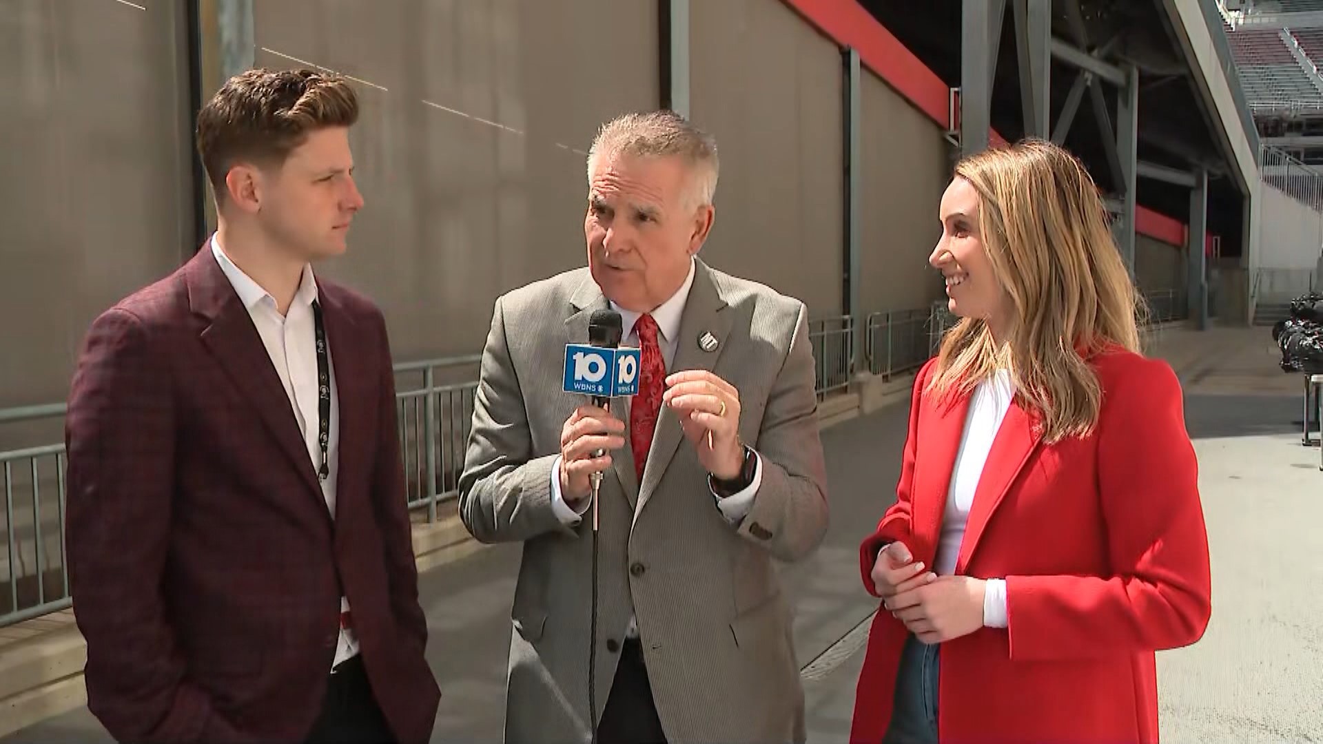Fans gathered at Ohio Stadium for the 2025 spring game on Saturday with all eyes on the quarterback battle.