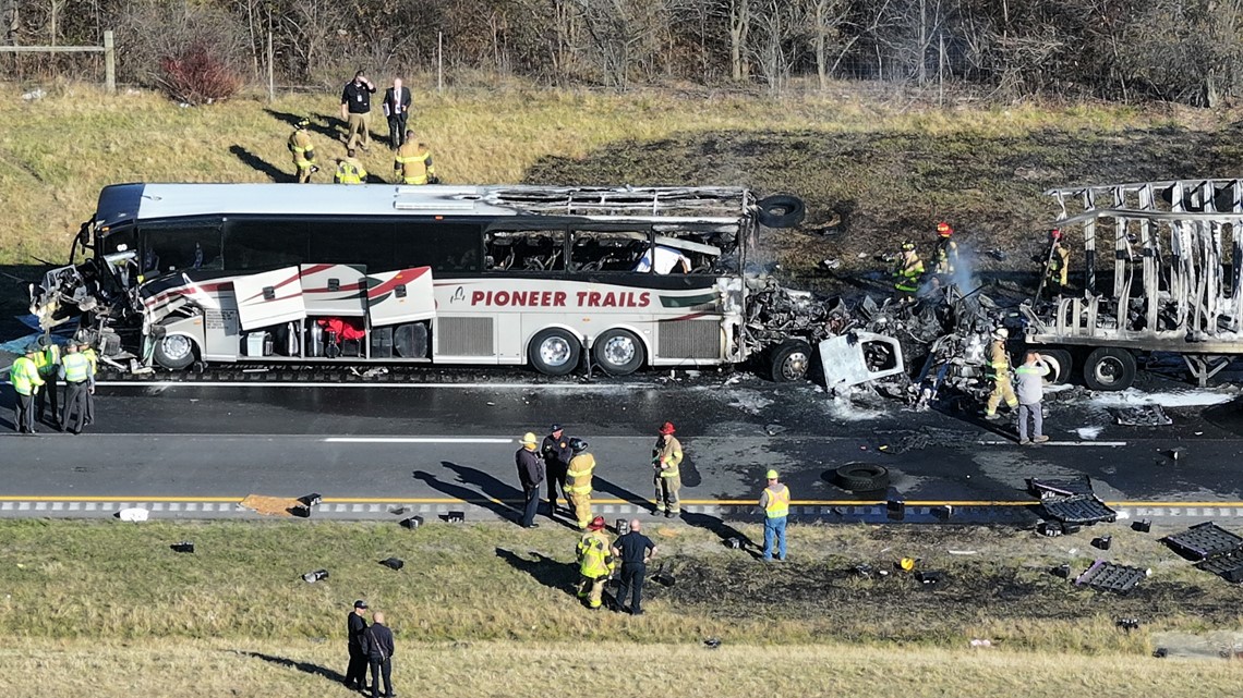 Ohio bus crash: Updates on deadly I-70 crash between bus and semi