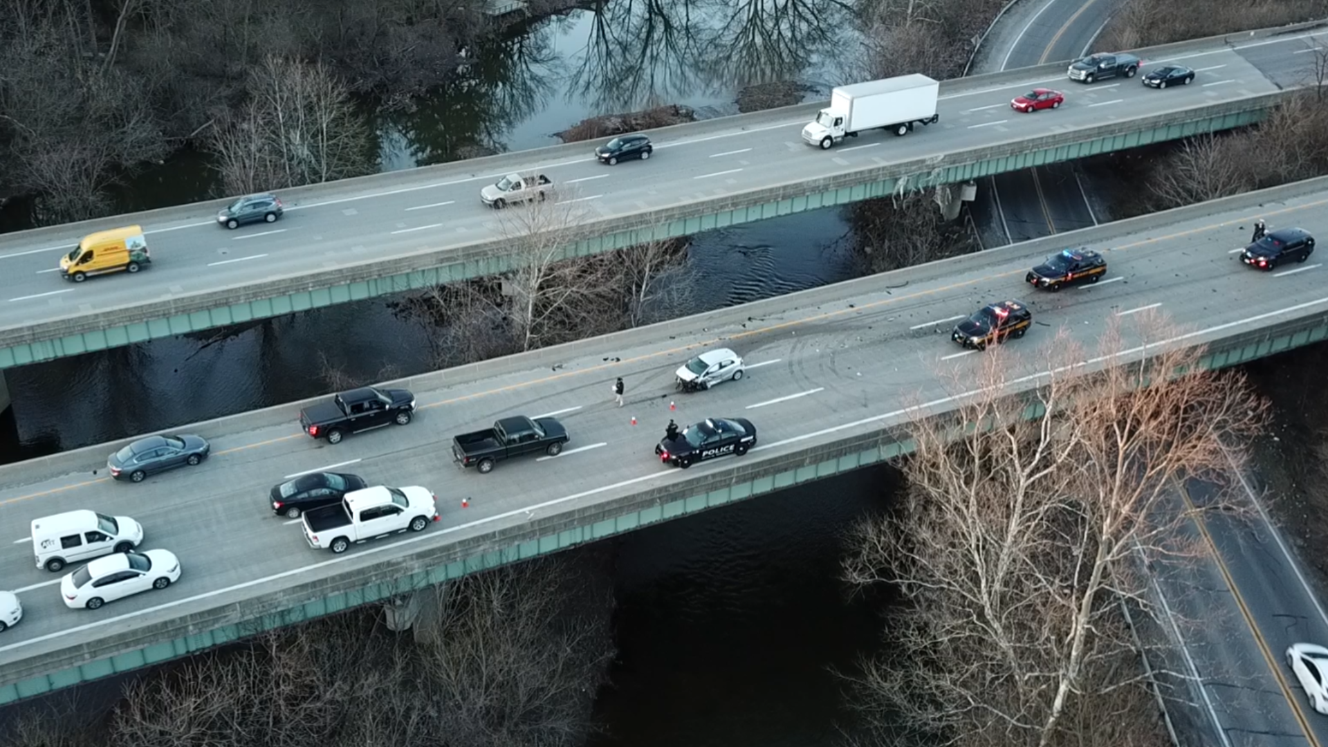 Andrew Teague, 43, was fatally shot after leading law enforcement on a chase on I-270 in February 2021.