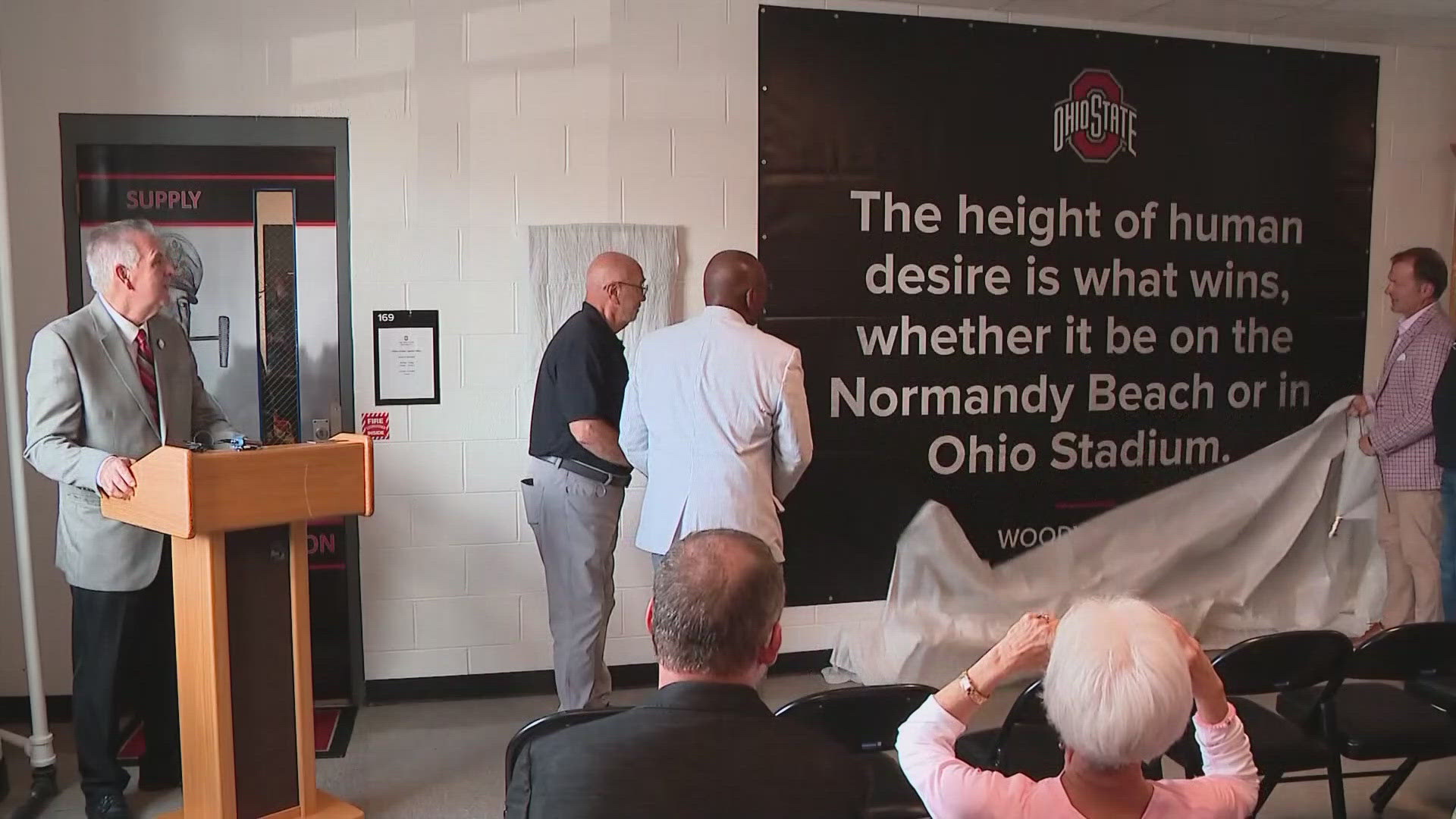 Woody Hayes honored at Ohio State ROTC building | wkyc.com