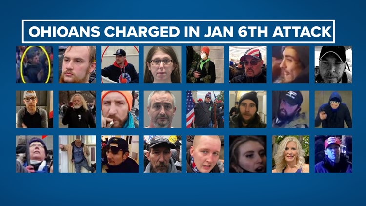 6 of 36 Ohioans charged in January 6 attack on Capitol have entered pleas