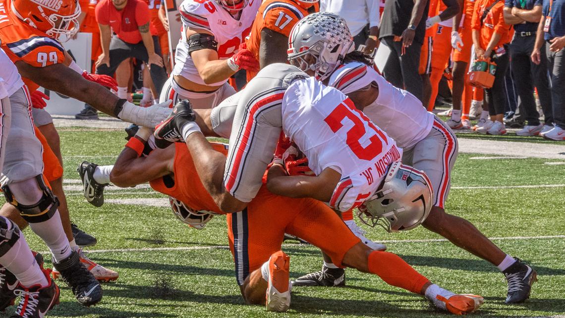 Donaldson scores twice in Ohio State's 34-16 win over Illinois