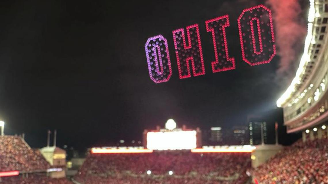 Ohio State puts on drone show | wkyc.com