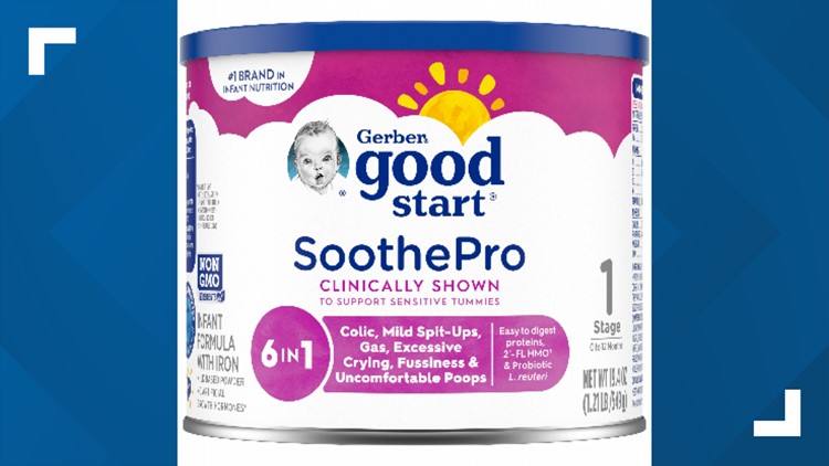 Recalled Gerber baby formula distributed to stores in Ohio, 7 other states after initial recall