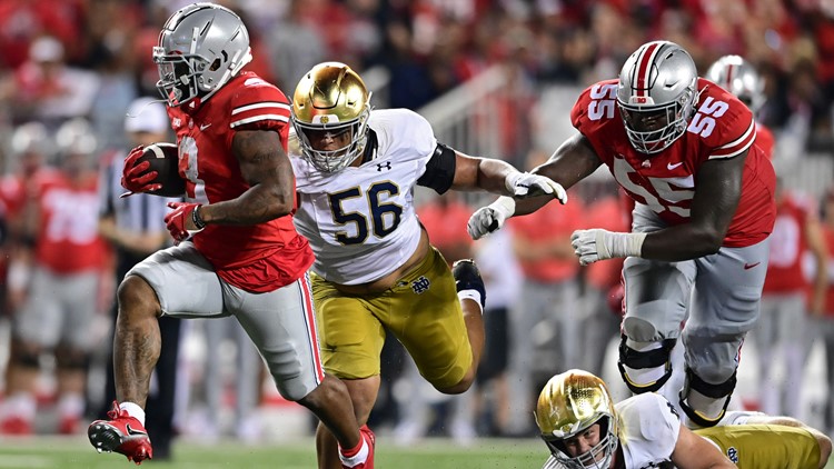 Ohio State announces kickoff time for Notre Dame game