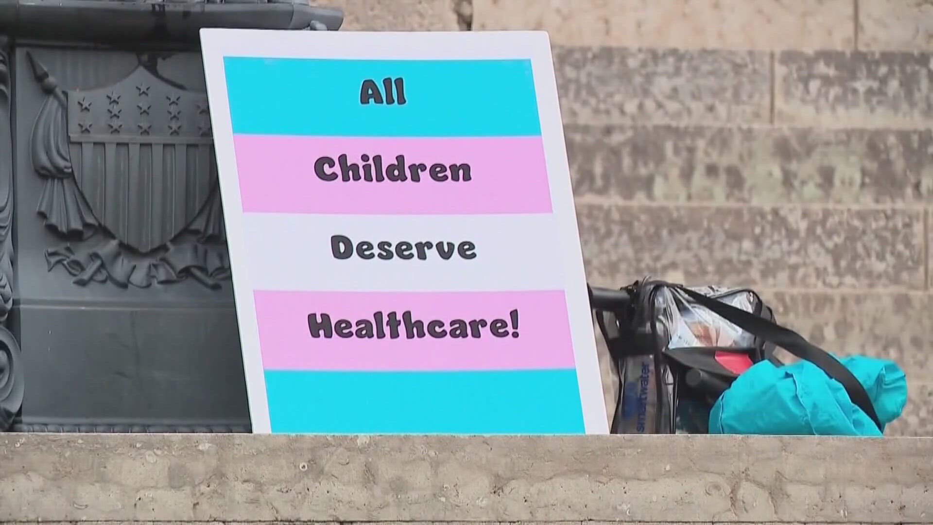 The ACLU filed a lawsuit against Ohio for the state's bill to ban gender-affirming care for transgender minors.