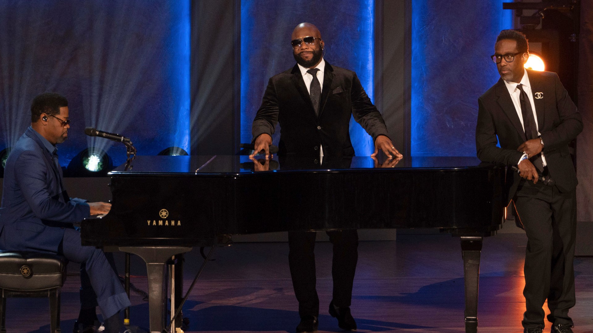 Boyz II Men performing at the 2024 Ohio State Fair concert series