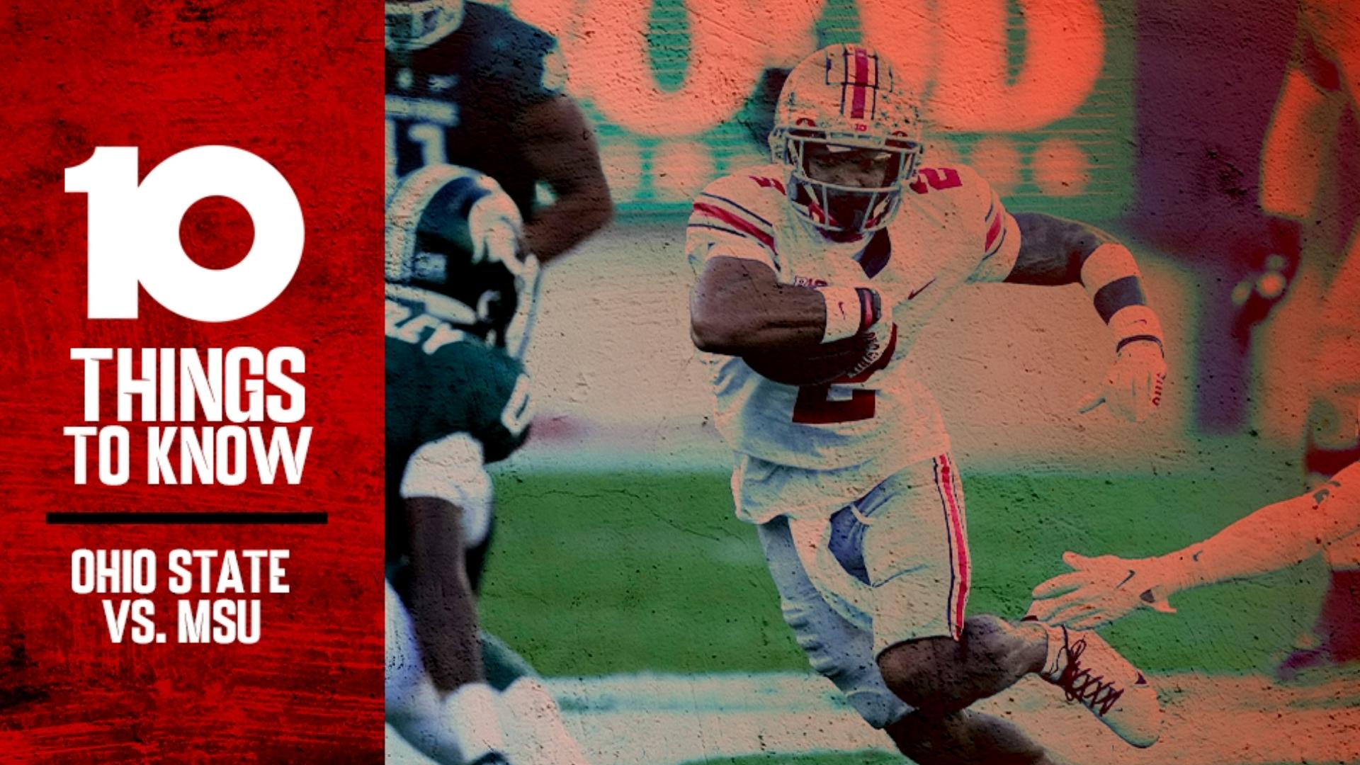 Ohio State travels north to take on Michigan State in East Lansing.