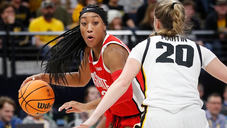 Iowa blows out Ohio State for Big Ten women's basketball title