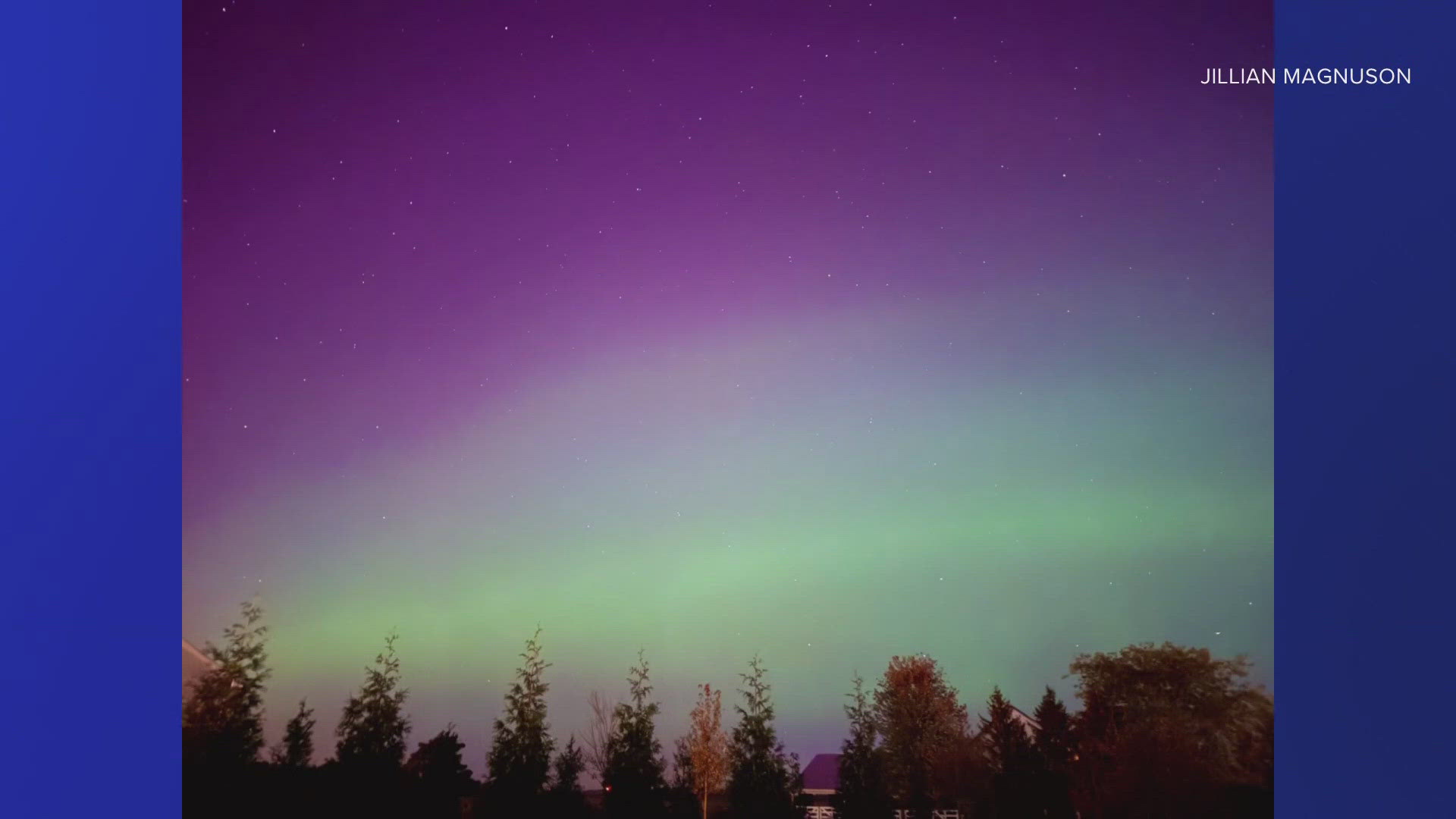 A strong geomagnetic storm could lead to visible northern lights this evening around central Ohio.