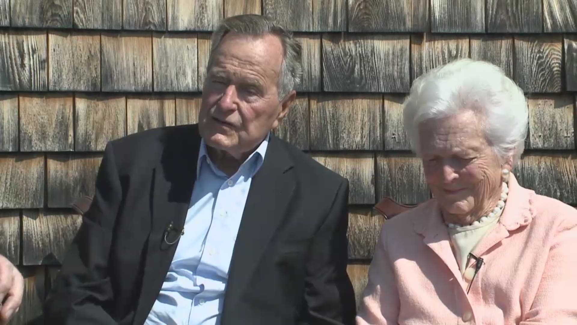 RAW interview with George and Barbara Bush