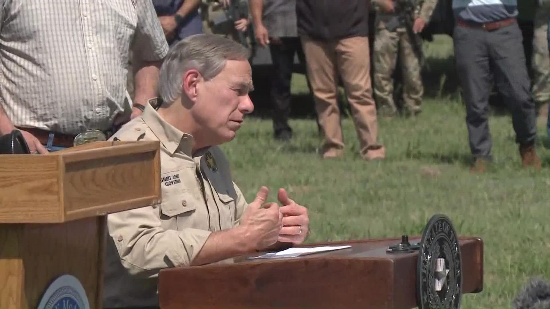 Gov. Greg Abbott said "we grieve for everyone" impacted by the shooting, which happened at Timberview High School in Arlington.