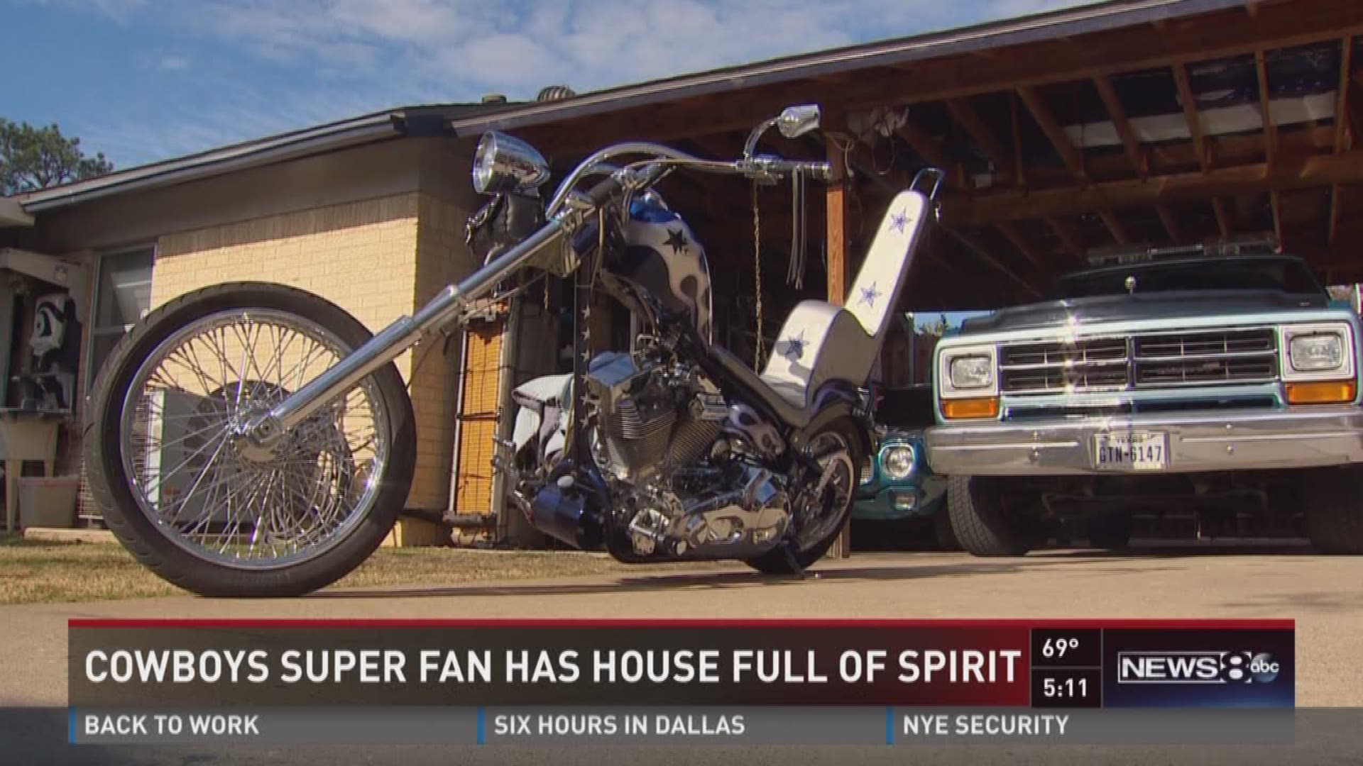 Cowboys fan turns home into museum of blue and silver collectibles